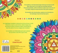 Deltas Kleurboek Mandala: Kleuren Op Nummer Hot