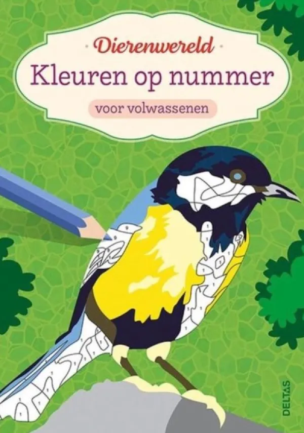 Deltas Kleuren Op Nummer Voor Volwassenen - Dierenwereld Best