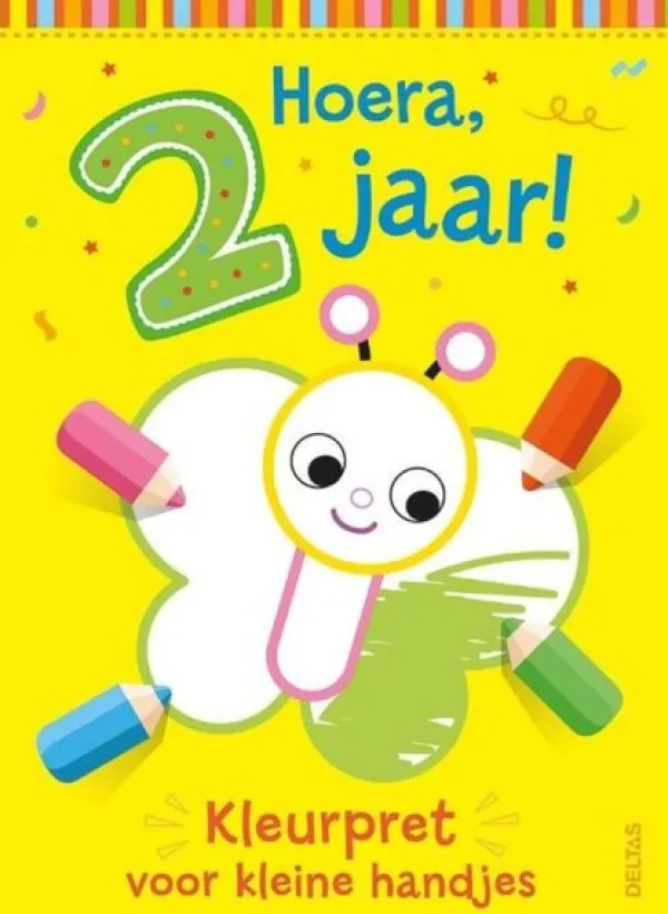 Deltas Kleurpret Voor Kleine Handjes Hoera, 2 Jaar! Discount