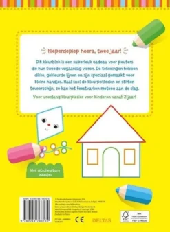 Deltas Kleurpret Voor Kleine Handjes Hoera, 2 Jaar! Discount