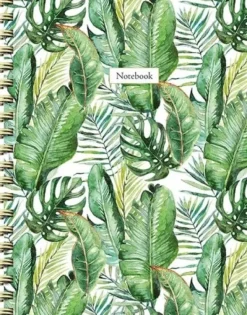 Deltas Leaves Notebook Spiraalboek (Lijnen) Best