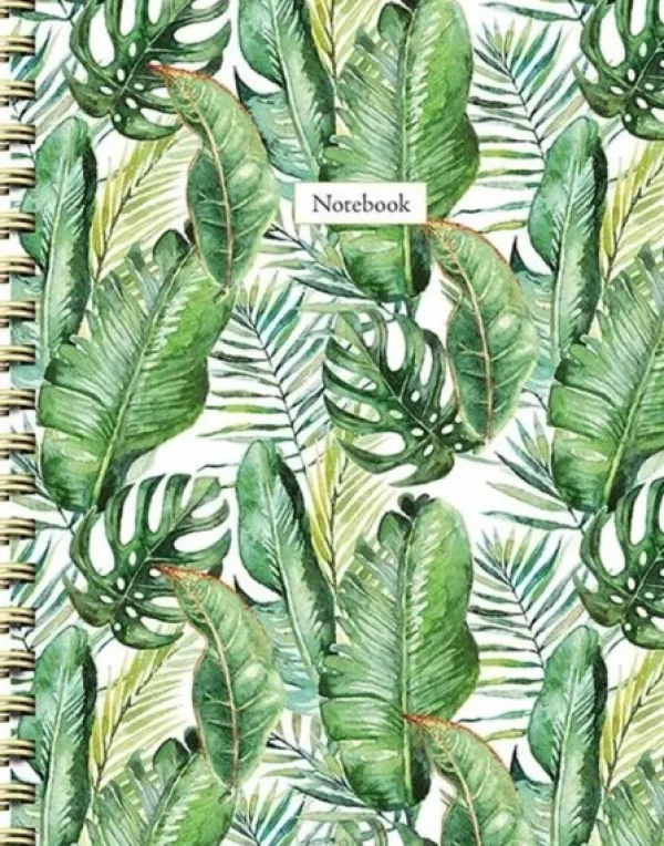 Deltas Leaves Notebook Spiraalboek (Lijnen) Best