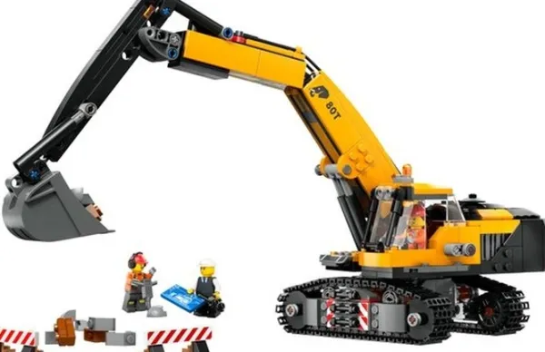 Lego 60420 City Big Vehicles Gele Graafmachine Online