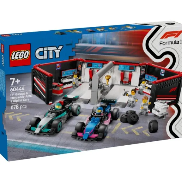 Lego 60444 City F1r Garage Met Mercedes-amg En Alpine Auto's Sale