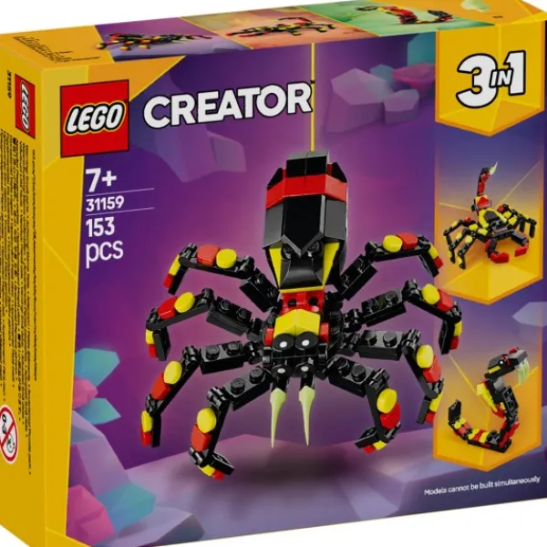Lego 31159 Creator 3-in-1 Wilde Dieren: Spannende Spin Fashion