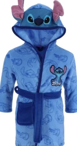De Grote Speelgoedwinkel Lilo & Stitch Badjas Blauw Maat 110-116 Outlet