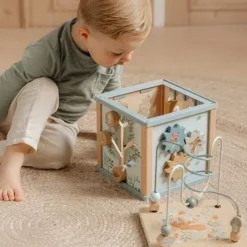 Little Dutch Houten Activiteitenkubus Forest Friends Fashion