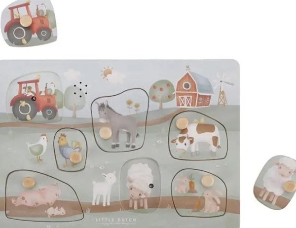 Little Dutch Little Farm Geluiden Puzzel Best