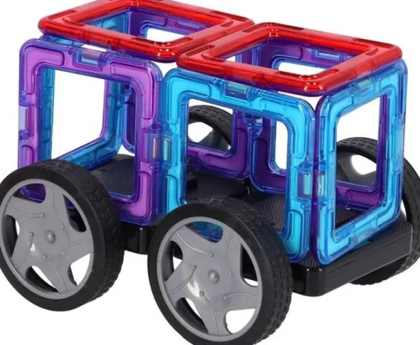 De Grote Speelgoedwinkel Magnetische Tegels Diverse Vormen 40 Delig 5,5 CM Discount