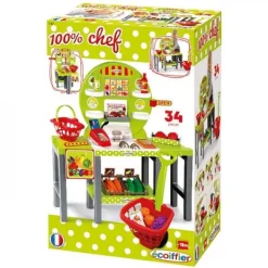 Ecoiffier Marktkraam Vers Voedsel Fashion