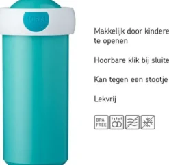 Mepal Campus Schoolbeker 300 Ml - Wild Tiger Best