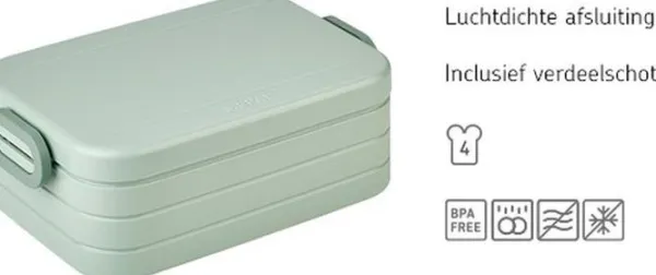 Mepal Lunchbox Midi Nordic Black Take A Break Outlet