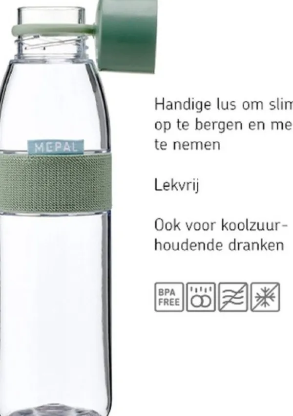 Mepal Waterfles Ellipse 500 Ml Nordic Sage Hot