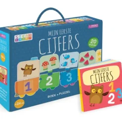De Grote Speelgoedwinkel Mijn Eerste Cijfers Puzzeltrein + Boek Best
