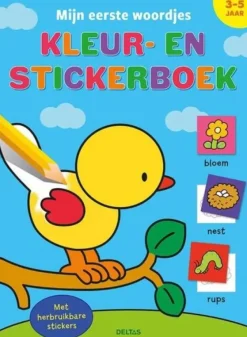 Deltas Mijn Eerste Woordjes Kleur- En Stickerboek (3-5 Jaar) Outlet