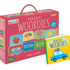 De Grote Speelgoedwinkel Mijn Eerste Woordjes Puzzeltrein + Boek New