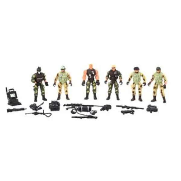 De Grote Speelgoedwinkel Militairen Figuren Set 6 Stuks Fashion