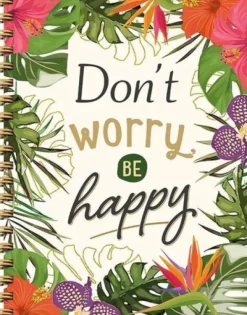 De Grote Speelgoedwinkel Notitieboek Don't Worry, Be Happy Outlet