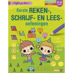 Deltas Oefen Je Slim! Eerste Reken-, Schrijf- En Leesoefeningen 5-6 Jaar Fashion