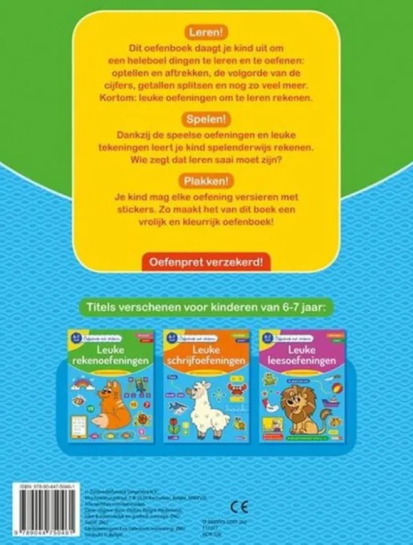Deltas Oefenboek Leuke rekenoefeningen 6-7 jaar Outlet