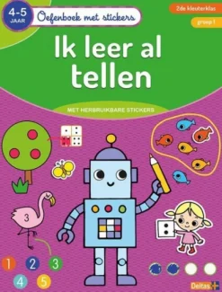 Deltas Oefenboek Met Stickers Ik Leer Al Tellen (4-5 Jaar) Sale