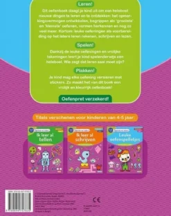 Deltas Oefenboek Met Stickers Leuke Oefenspelletjes (4-5 jaar) Sale