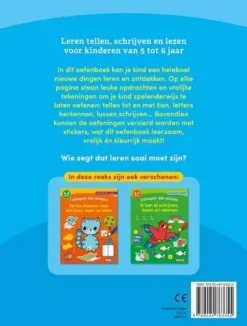Deltas Oefenpret Met Stickers - Ik Leer Schrijven, Lezen En Tellen Fashion