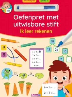 Deltas Oefenpret Met Uitwisbare Stift Ik Leer Rekenen groep 3 Discount