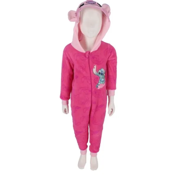 De Grote Speelgoedwinkel Onesie Lilo & Stitch Roze Maat 98-104 Clearance