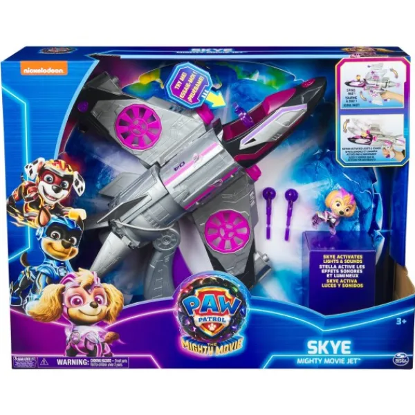 Spinmaster Paw Patrol The Mighty Movie Deluxe Vehicles Skye Sale