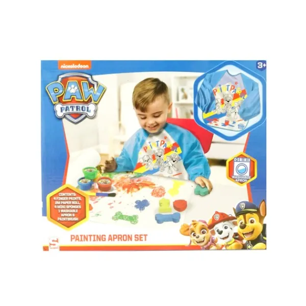 De Grote Speelgoedwinkel Paw Patrol Verfset Met Schort Outlet