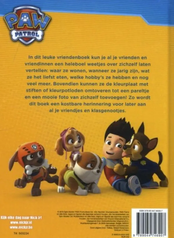 Deltas Paw Patrol Vriendenboek voordelig online kopen? Discount