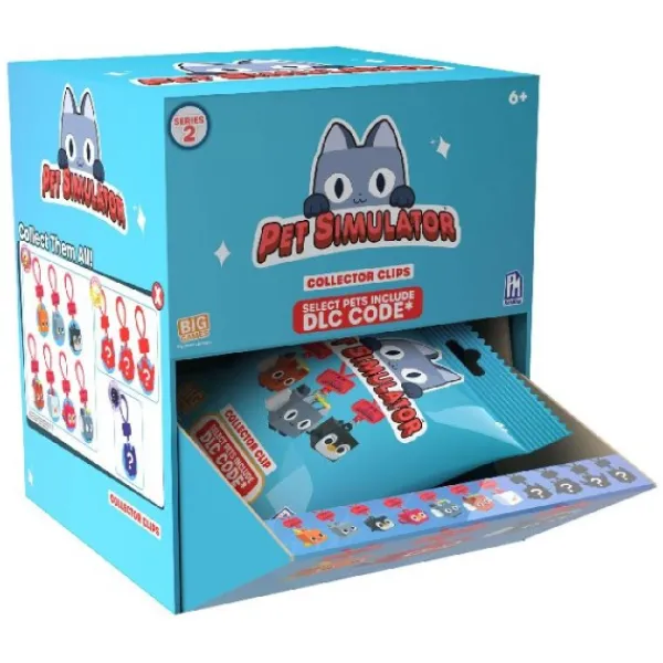 De Grote Speelgoedwinkel Pet Simulator Series 2 7,5cm Blind Collector Clip Hot