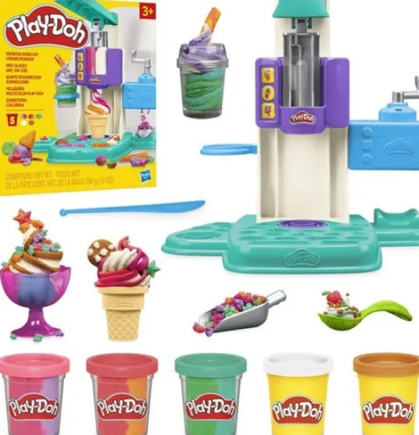 Hasbro Playdoh Regenboog Ijsmaker Playset New