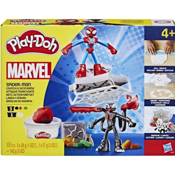 Play-Doh Playdoh Spiderman Launch And Slice Battle Outlet