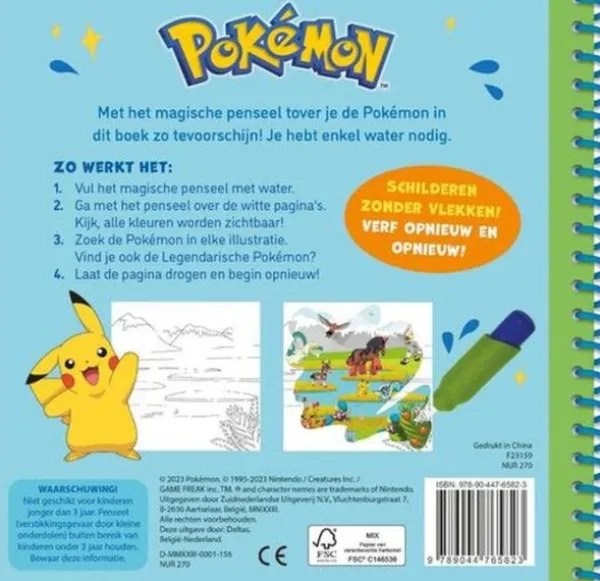 Deltas Pokémon Schilderen Met Water Deel 1 (Groen) New