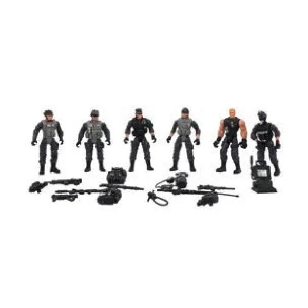 De Grote Speelgoedwinkel Politie Figuren Set 6 Stuks Best