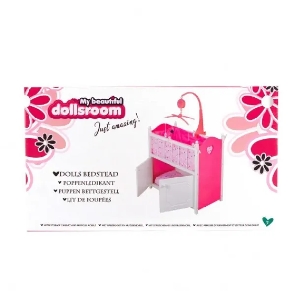 My Beautiful Dolls Room Poppenbed Ledikant met Muziek My Beautiful Dollsroom Outlet