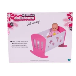 My Beautiful Dolls Room Poppenbed Schommelbed 49x37x35cm My Beautiful Dollsroom Fashion
