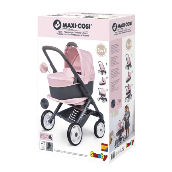 Smoby Poppenwagen Quinny 3 In 1 Licht Roze Best