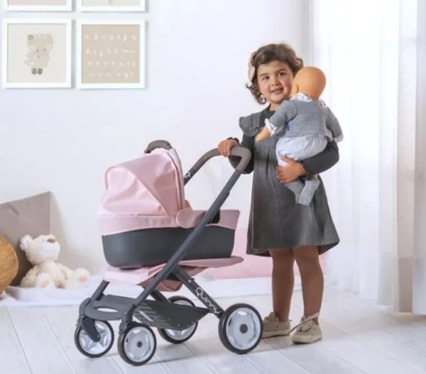 Smoby Poppenwagen Quinny 3 In 1 Licht Roze Best