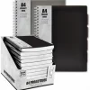 Verhaak Projectboek A4 23 Rings 120 Vel Zwart/Grijs Sale