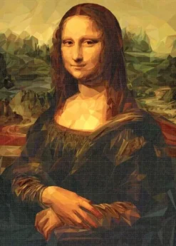 Grafix Puzzel Art Mona Lisa 50x70Cm 1000 Stukjes Clearance