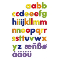 Quercetti Magneetletters Kleuren 48-delig Hot