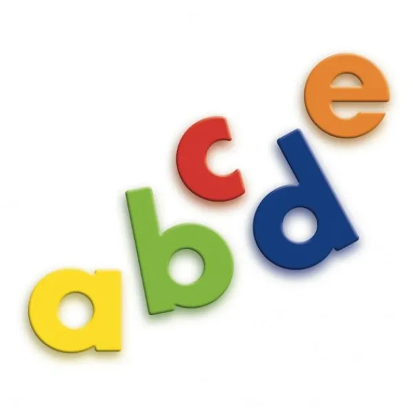 Quercetti Magneetletters Kleuren 48-delig Hot