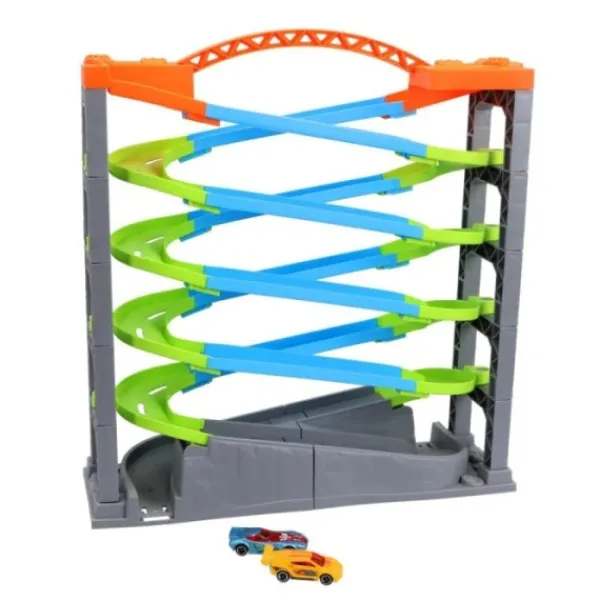 De Grote Speelgoedwinkel Racebaan Deluxe Met 5 Lagen En 2 Auto's Hot