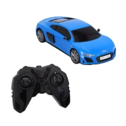 De Grote Speelgoedwinkel Radiografisch Bestuurbare Auto Audi 1:16 2.4g R8 Coupe Blauw Hot