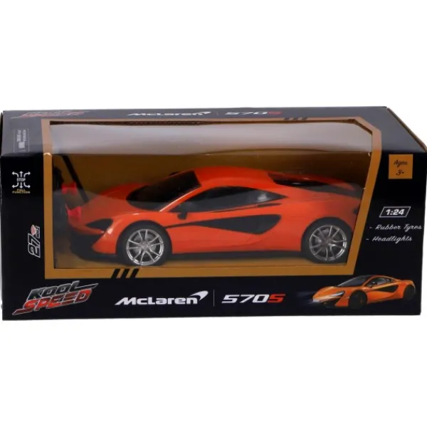 De Grote Speelgoedwinkel Radiografisch Bestuurbare Auto Mclaren 1:24 570s Oranje Online