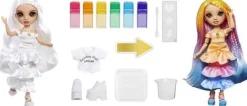 MGA Rainbow High Watercolor & Create Theme Dolls Brown Eyes Clearance