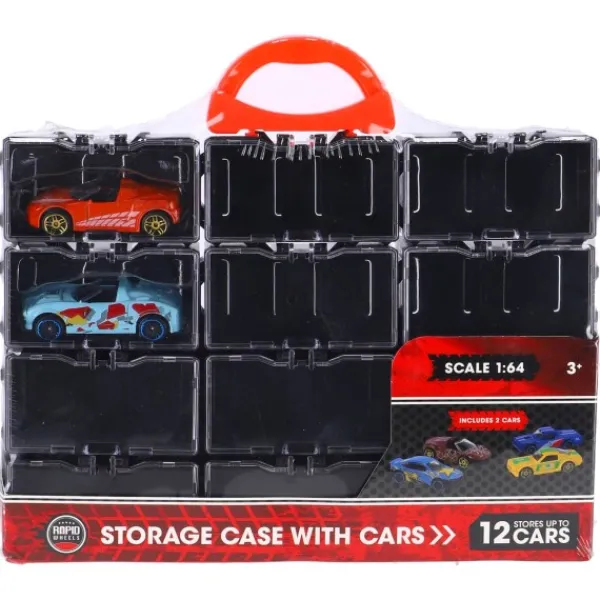 Rapid Wheels Opbergbox Met 2 Diecast Freewheel Auto's Discount